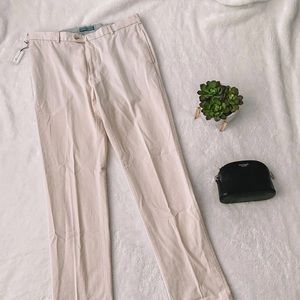 NWT peter millar cream/tan pants